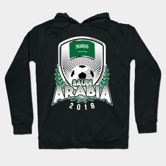 Saudi Arabia Soccer 2018 Hoodie by Styleuniversal